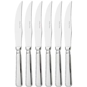 Arthur Price Classic Grecian Set of 6 Steak Knives, Silver Arthur Price Classic Grecian Set of 6 Steak Knives, Silver