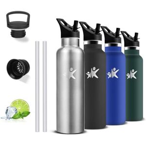 Grsta Insulated Water Bottle, 500 ml, BPA Free, Water Bottle with Straw, No Leakage, Girls Water Bottles, 18/8 Stainless Steel, Thermal Water Bottles for School, Camping, Office, Cafe, Gym Grsta Insulated Water Bottle, 500 ml, BPA Free, Water Bottle with Straw, No Leakage, Girls Water Bottles, 18/8 Stainless Steel, Thermal Water Bottles for School, Camping, Office, Cafe, Gym