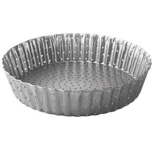 LACOR 68787 Pastry Mould, Cake Mould, High Loop, Perforated, Carbon Steel, PFOA Free, Non-Stick, Oven Safe, Freezer Safe, 20 cm LACOR 68787 Pastry Mould, Cake Mould, High Loop, Perforated, Carbon Steel, PFOA Free, Non-Stick, Oven Safe, Freezer Safe, 20 cm