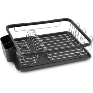 Casa & Casa Chrome Plated Dish Rack, Removable Cutlery Holder, Cup & Glass Holder & Drip Tray, Stainless Steel Dish Drainer Rack with Chrome Finish, Rust-Resistant, Durable & Space Saving Dish Rack Casa & Casa Chrome Plated Dish Rack, Removable Cutlery Holder, Cup & Glass Holder & Drip Tray, Stainless Steel Dish Drainer Rack with Chrome Finish, Rust-Resistant, Durable & Space Saving Dish Rack