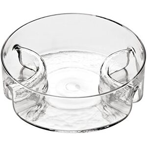 Premier Housewares Glass 3 Section Serving Dish, Clear Premier Housewares Glass 3 Section Serving Dish, Clear