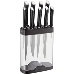Tefal Ingenio Ice Force Knife Holder, 9 Knife Capacity, Clear Plastic, Knife Block for Any Knife, Universal Slots, Easy to Clean Tefal Ingenio Ice Force Knife Holder, 9 Knife Capacity, Clear Plastic, Knife Block for Any Knife, Universal Slots, Easy to Clean