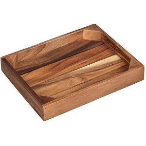 Tala Rectangular Serving / Display Crate, Lacquered Acacia Wood Centrepiece for Home, Kitchen and Catering Events, Elegant Rustic Serving Tray for Food Displays and Organisation 24.5x33x5cm Tala Rectangular Serving / Display Crate, Lacquered Acacia Wood Centrepiece for Home, Kitchen and Catering Events, Elegant Rustic Serving Tray for Food Displays and Organisation 24.5x33x5cm