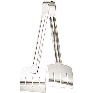 Genware NEV-6722 Tong, Stainless Steel, Wide Blade Serving, 9.5"/240 mm Genware NEV-6722 Tong, Stainless Steel, Wide Blade Serving, 9.5"/240 mm