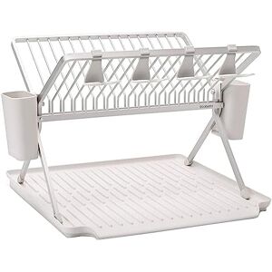 Brabantia Dish Drainer, Aluminium, Light Grey, Large Brabantia Dish Drainer, Aluminium, Light Grey, Large