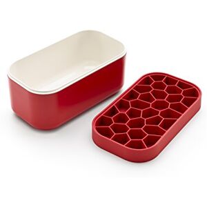 Lékué Ice Box Container with Cover, Red Lékué Ice Box Container with Cover, Red