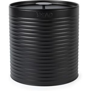 Russell Hobbs Ribbed Round Bread Bin – Metal Bread Box, Large Kitchen Canister, Countertop Storage/Organisation, Durable Powder-Coated Steel, Pull Top Lid, Easy to Clean, Ribbed Design, Black Russell Hobbs Ribbed Round Bread Bin – Metal Bread Box, Large Kitchen Canister, Countertop Storage/Organisation, Durable Powder-Coated Steel, Pull Top Lid, Easy to Clean, Ribbed Design, Black
