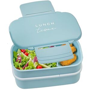 Premier Housewares Lunch Box, Blue/White, Regular Premier Housewares Lunch Box, Blue/White, Regular