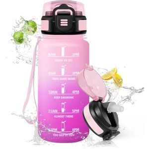 HoneyHolly 500ml BPA-Free & Leak Proof Drinking Bottle with Straw Reutilizables Elementary School Water Bottle Motivational for School Gym Office Running HoneyHolly 500ml BPA-Free & Leak Proof Drinking Bottle with Straw Reutilizables Elementary School Water Bottle Motivational for School Gym Office Running