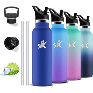 Grsta 750 ml Thermal Bottle, BPA Free, Water Bottle with Straw, Leakless Thermal Bottle, Thermal Bottles, 18/8 Stainless Steel, Metal Water Bottle for Camping, Travel, Fitness, Gym Grsta 750 ml Thermal Bottle, BPA Free, Water Bottle with Straw, Leakless Thermal Bottle, Thermal Bottles, 18/8 Stainless Steel, Metal Water Bottle for Camping, Travel, Fitness, Gym