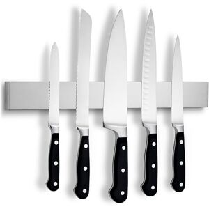 LARHN Magnetic Knife Rack Holder for Wall, 40 cm (16″) Stainless Steel LARHN Magnetic Knife Rack Holder for Wall, 40 cm (16″) Stainless Steel