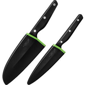 Wiltshire Staysharp Triple Rivet Multi-Purpose Duo Set Santoku & Utility Knife 2pc, Stainless Steel Sharp Blade for Chopping Cutting Slicing, Built-in Sharpener, Slim Scabbard, Ergonomic Handle Wiltshire Staysharp Triple Rivet Multi-Purpose Duo Set Santoku & Utility Knife 2pc, Stainless Steel Sharp Blade for Chopping Cutting Slicing, Built-in Sharpener, Slim Scabbard, Ergonomic Handle