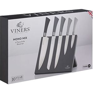 Viners Mono Mix 6-Piece Knife Block Giftbox Set Viners Mono Mix 6-Piece Knife Block Giftbox Set