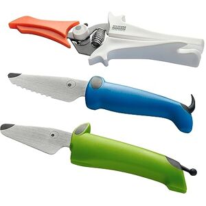 Kuhn Rikon 3 Pc Kinderkitchen Set for Children. Child Safe Knives Utensil Set. Childrens Utensils. Safety knife for Children. Kids Knives for Cooking – 3 Year Kitchen Accessories Guarantee Kuhn Rikon 3 Pc Kinderkitchen Set for Children. Child Safe Knives Utensil Set. Childrens Utensils. Safety knife for Children. Kids Knives for Cooking – 3 Year Kitchen Accessories Guarantee