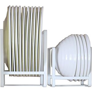 7UYUU 7U Plate Holders Organizer Upright Metal Dish Storage Dying Rack for Kitchen Counter Cabinet Cupboard Camper White 7UYUU 7U Plate Holders Organizer Upright Metal Dish Storage Dying Rack for Kitchen Counter Cabinet Cupboard Camper White