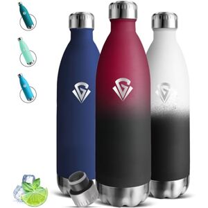 Mujigaga Stainless Steel Water Bottle, 1 Litre, Thermos Flask, BPA-Free, Leak-Proof, 24 Hours Cold & 12 Hours Warm, Metal Water Bottle, Double Walled, for Travel, Camping, Office, Sports Mujigaga Stainless Steel Water Bottle, 1 Litre, Thermos Flask, BPA-Free, Leak-Proof, 24 Hours Cold & 12 Hours Warm, Metal Water Bottle, Double Walled, for Travel, Camping, Office, Sports