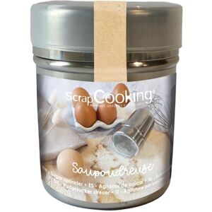 ScrapCooking 5271 Fine Mesh Shaker with Flour Sugar Cocoa Sieve ScrapCooking 5271 Fine Mesh Shaker with Flour Sugar Cocoa Sieve