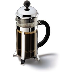 Bodum French Press Chambord 350ml / 3 Cup Silver Coffee Maker Heat-Resistant & Stainless Steel Filter BPA-Free Dishwasher Safe Cafetiere Made in Portugal Bodum French Press Chambord 350ml / 3 Cup Silver Coffee Maker Heat-Resistant & Stainless Steel Filter BPA-Free Dishwasher Safe Cafetiere Made in Portugal
