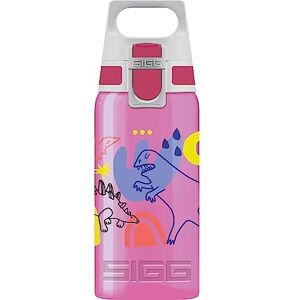 Sigg Sports Water Bottle For Kids Viva One Dino Run Suitable For Carbonated Drinks Leakproof Dishwasher Safe BPA Free School & Bike Pink 0.5L Sigg Sports Water Bottle For Kids Viva One Dino Run Suitable For Carbonated Drinks Leakproof Dishwasher Safe BPA Free School & Bike Pink 0.5L