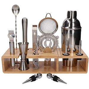 Whiskey Rocks 17 el bartender set with stand silver shaker Cobbler Whiskey Rocks 17 el bartender set with stand silver shaker Cobbler