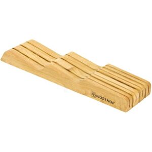 Wusthof WÜSTHOF 7-Slot In Drawer Knife Storage, Natural Wood Wusthof WÜSTHOF 7-Slot In Drawer Knife Storage, Natural Wood