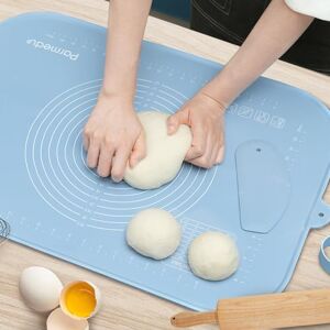 Parmedu Large Silicone Baking Mat: 65x45cm Pastry Mat Non-stick Thick Dough Kneading Mat with Pastry Scraper & Storage Belt & Anti-spill Edge Heatresistant Magnetic Countertop Mat Silicone Bread Mat Parmedu Large Silicone Baking Mat: 65x45cm Pastry Mat Non-stick Thick Dough Kneading Mat with Pastry Scraper & Storage Belt & Anti-spill Edge Heatresistant Magnetic Countertop Mat Silicone Bread Mat