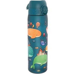 Ion8 Water Bottle, 500ml/18oz, Slim Leak-proof & BPA-Free Drinking Bottle, Secure Lock Prevents Spills, Dishwasher Safe, Carry Handle, Ideal for Adults & Kids Travel & School, Teal, Whales Ion8 Water Bottle, 500ml/18oz, Slim Leak-proof & BPA-Free Drinking Bottle, Secure Lock Prevents Spills, Dishwasher Safe, Carry Handle, Ideal for Adults & Kids Travel & School, Teal, Whales