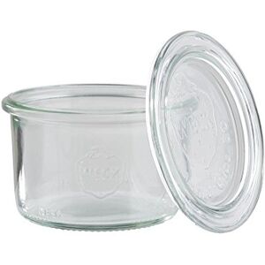 APS 12 Original WECK jars with lid, Ø 9 cm, H: 6 cm, tumbler, preserving jar, deco jar, dessert jar, storage jar, dishwasher safe, capacity 200 ml APS 12 Original WECK jars with lid, Ø 9 cm, H: 6 cm, tumbler, preserving jar, deco jar, dessert jar, storage jar, dishwasher safe, capacity 200 ml