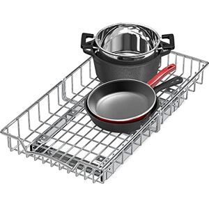 Simple Houseware Cabinet Pull Out Sliding Shelf Drawer Organizer (11†W x 21†D) Simple Houseware Cabinet Pull Out Sliding Shelf Drawer Organizer (11†W x 21†D)