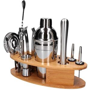 Whiskey Rocks Bartender set 11 pieces with oval stand Whiskey Rocks Bartender set 11 pieces with oval stand