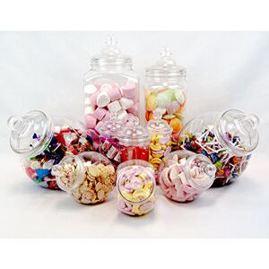 Purple Square 10 Jar Retro Pick & Mix Victorian Sweet Shop Candy Buffet Kit Party Pack Purple Square 10 Jar Retro Pick & Mix Victorian Sweet Shop Candy Buffet Kit Party Pack