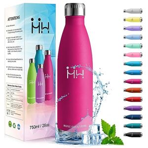 HoneyHolly Insulated Water Bottle 750ML Stainless Steel Double Wall Insulated Water Bottle, BPA-Free Sports Bottle, Leak-Proof Insulated Bottle, Powder Coating Process for Hot and Cold Drinks HoneyHolly Insulated Water Bottle 750ML Stainless Steel Double Wall Insulated Water Bottle, BPA-Free Sports Bottle, Leak-Proof Insulated Bottle, Powder Coating Process for Hot and Cold Drinks