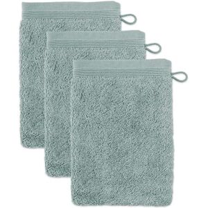 Möve Super Fluffy Wash Mitt 15 x 20 cm 100% Cotton Tea Set of 3 Möve Super Fluffy Wash Mitt 15 x 20 cm 100% Cotton Tea Set of 3