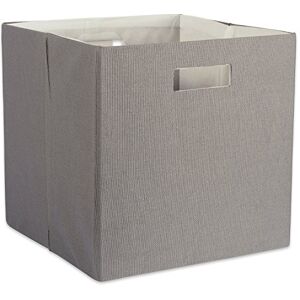 DII Solid Gray Collapsible Fabric Storage Container - Storage Container DII Solid Gray Collapsible Fabric Storage Container - Storage Container