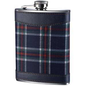 Premier Housewares 508267 Tartan Hip Flask, 8 oz Blue , H14 x W10 x D3cm Premier Housewares 508267 Tartan Hip Flask, 8 oz Blue , H14 x W10 x D3cm