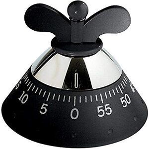 Alessi Kitchen Timer A09 B Design Kitchen Timer with Mechanical Mechanism Thermoplastic, Black, One Size Alessi Kitchen Timer A09 B Design Kitchen Timer with Mechanical Mechanism Thermoplastic, Black, One Size