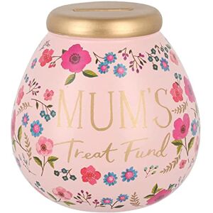 Pot Of Dreams Hand Painted Mum's Treat Fund Save And Smash Handcrafted Pink Color Ceramic Money Box Piggy Bank Decorative Gift and Saving for Treat Fund Pot Of Dreams Hand Painted Mum's Treat Fund Save And Smash Handcrafted Pink Color Ceramic Money Box Piggy Bank Decorative Gift and Saving for Treat Fund