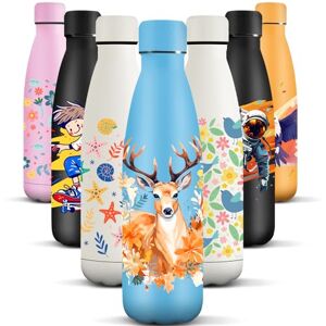 HoneyHolly 500ml Insulated Water Bottle BPA-Free Double-Wall Insulated Water Bottle Leak-Proof 18/8 Stainless Steel Sports School Yoga Water Bottle HoneyHolly 500ml Insulated Water Bottle BPA-Free Double-Wall Insulated Water Bottle Leak-Proof 18/8 Stainless Steel Sports School Yoga Water Bottle