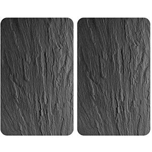 WENKO Placas cobertoras de vidrio universales Pizarra 2 pzas, Slate WENKO Placas cobertoras de vidrio universales Pizarra 2 pzas, Slate
