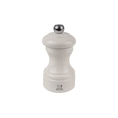 Peugeot Bistro 10 cm Pepper Mill Classic Pepper Grinder Made with PEFC Certified Wood Lifetime Guaranteed Mechanism Made in France Ivory Colour Peugeot Bistro 10 cm Pepper Mill Classic Pepper Grinder Made with PEFC Certified Wood Lifetime Guaranteed Mechanism Made in France Ivory Colour