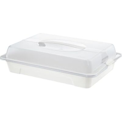 Rotho , Cool & Fresh, Party butler, Plastic (PP) BPA transparent/white, 43,5 x 29,5 x 11,0 cm Rotho , Cool & Fresh, Party butler, Plastic (PP) BPA transparent/white, 43,5 x 29,5 x 11,0 cm