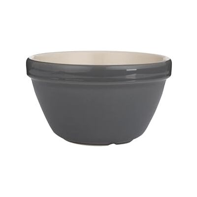 Mason Cash Grey Pudding Basin 16cm 900ml Traditional Steaming Bowl Classic Earthenware Design Colour Mix Grey Ideal for Prep, Serving & Baking Iconic British Kitchenware Mason Cash Grey Pudding Basin 16cm 900ml Traditional Steaming Bowl Classic Earthenware Design Colour Mix Grey Ideal for Prep, Serving & Baking Iconic British Kitchenware