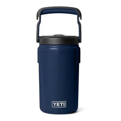 YETI Silo 40 oz (1.18L) Jug with Leakproof Straw Cap When Closed, Navy Insulated Water Bottle with Straw Cap for Ice Cold Drinks, Large Water Bottle for Sports, Dishwasher Safe YETI Silo 40 oz (1.18L) Jug with Leakproof Straw Cap When Closed, Navy Insulated Water Bottle with Straw Cap for Ice Cold Drinks, Large Water Bottle for Sports, Dishwasher Safe