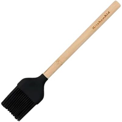 KitchenAid Birchwood Pastry Brush with Silicone Head Red (KQR733OHERE) KitchenAid Birchwood Pastry Brush with Silicone Head Red (KQR733OHERE)