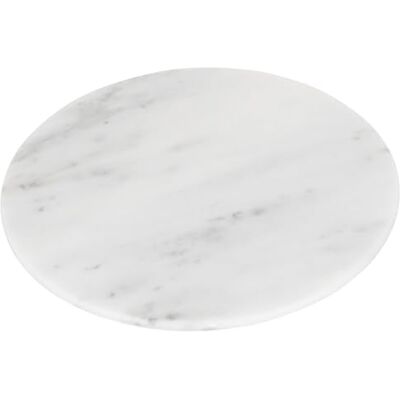 Argon - Round Marble Cutting Board - White Argon - Round Marble Cutting Board - White
