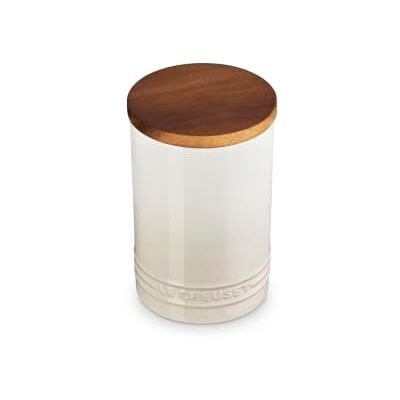 LE CREUSET Stoneware Signature Storage Jar, 770ml, Meringue LE CREUSET Stoneware Signature Storage Jar, 770ml, Meringue