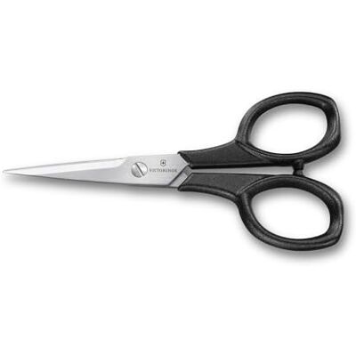 Victorinox Household Scissors “Italy”, Craft Scissors, Paper Scissors, Sharp Blade, 10 cm, Sturdy Plastic Handle, Stainless Steel, Black Victorinox Household Scissors “Italy”, Craft Scissors, Paper Scissors, Sharp Blade, 10 cm, Sturdy Plastic Handle, Stainless Steel, Black
