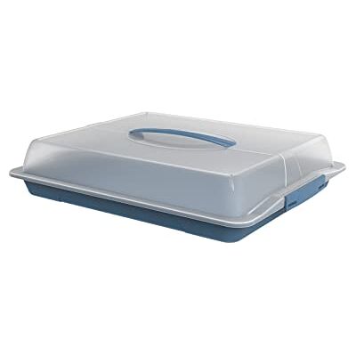 Rotho John Large Party Butler, Plastic (PP), BPA-Free, Blue/Transparent, (47.5 x 39.0 x 9.8 cm) Rotho John Large Party Butler, Plastic (PP), BPA-Free, Blue/Transparent, (47.5 x 39.0 x 9.8 cm)