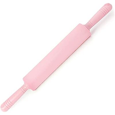 HDAUAOX Non-Stick Silicone Rolling Pin Colorful Pastry Tool, B Food Grade Silicone for Rolling and Baking Great for Making Dough Bread and Pizza, Bakeware Tools HDAUAOX Non-Stick Silicone Rolling Pin Colorful Pastry Tool, B Food Grade Silicone for Rolling and Baking Great for Making Dough Bread and Pizza, Bakeware Tools