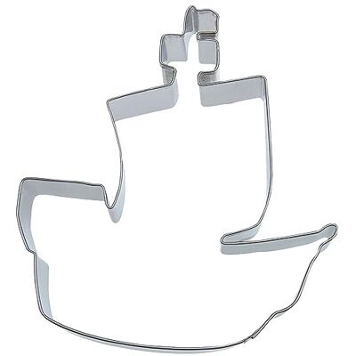 Städter Staedter Pirate Ship Cookie Cutter, Silver, 10.5 cm Städter Staedter Pirate Ship Cookie Cutter, Silver, 10.5 cm